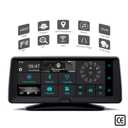 Android 5.0 GPS Navigation With DVR Car Camera , Black(Upgrade version)